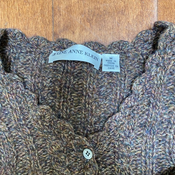 A Line Anne Klein Button Up Sweater - Picture 3 of 4